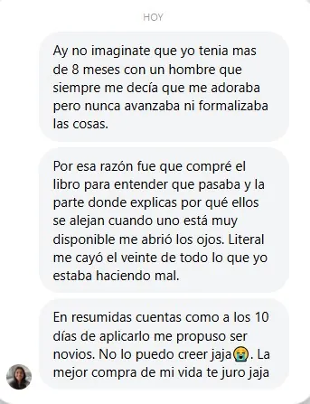 Testimonio de Laura sobre el libro Dentro de la Mente de los Hombres