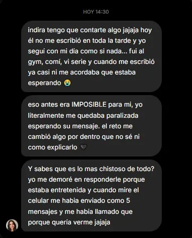 Testimonio de Valentina sobre el Manual de la Mujer Fatal